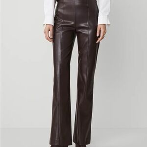 NWT Faux Leather Skinny Flare Pant